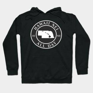 Roots Hawaii and Nebraska by Hawaii Nei All Day Hoodie